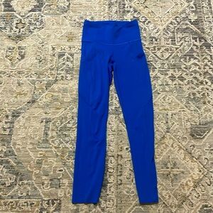 Blue Lululemon leggings size 0
